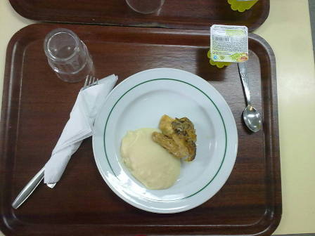 Almoço no refeitório em 2011-11-30